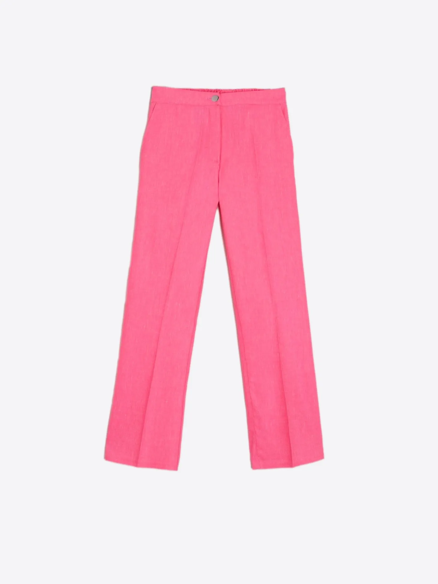 Vilagallo Pantalon Rosa Lino Strech Fashion