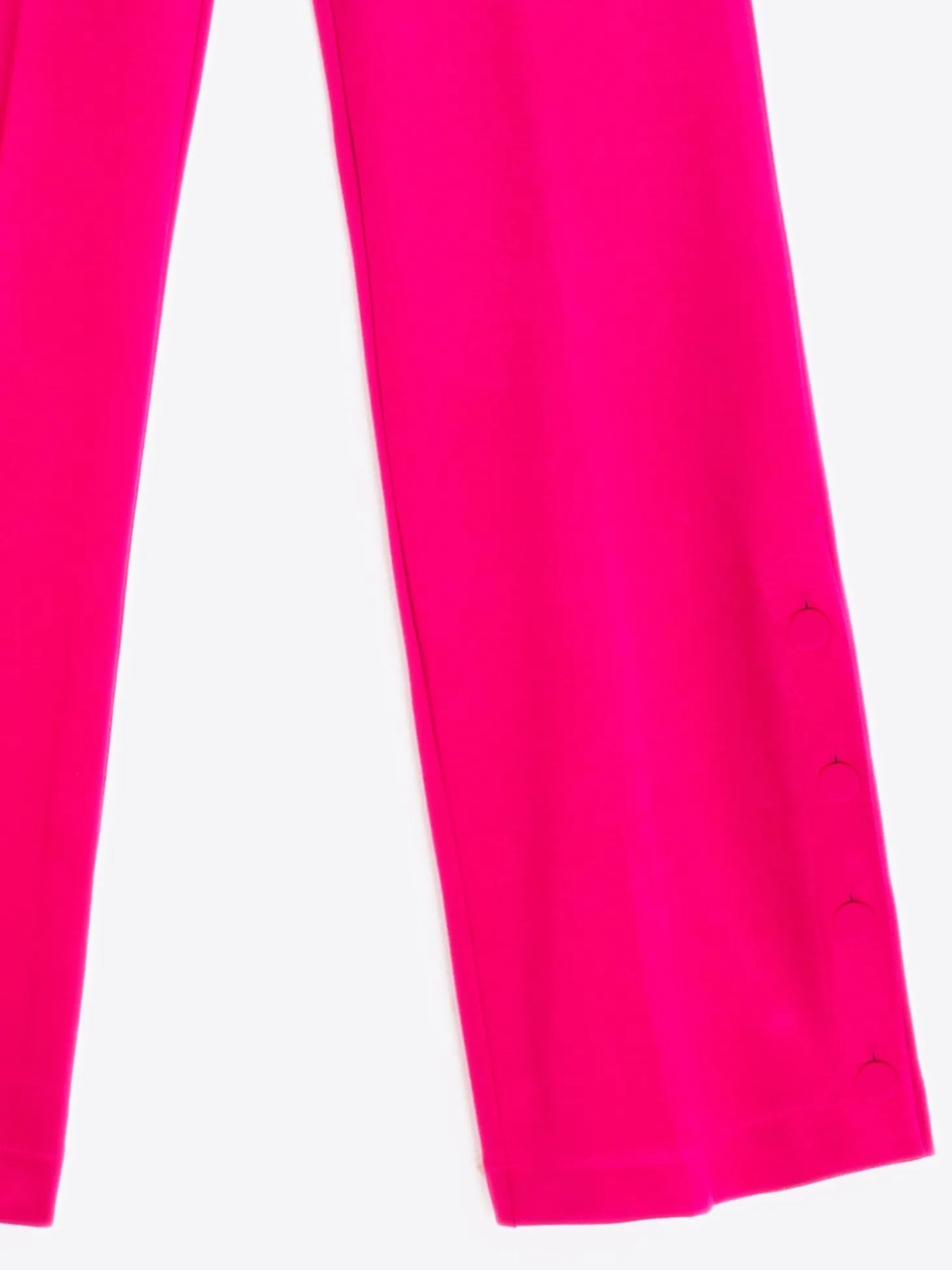 Vilagallo Pantalon Rosa Punto Botones Perfect Fit Discount