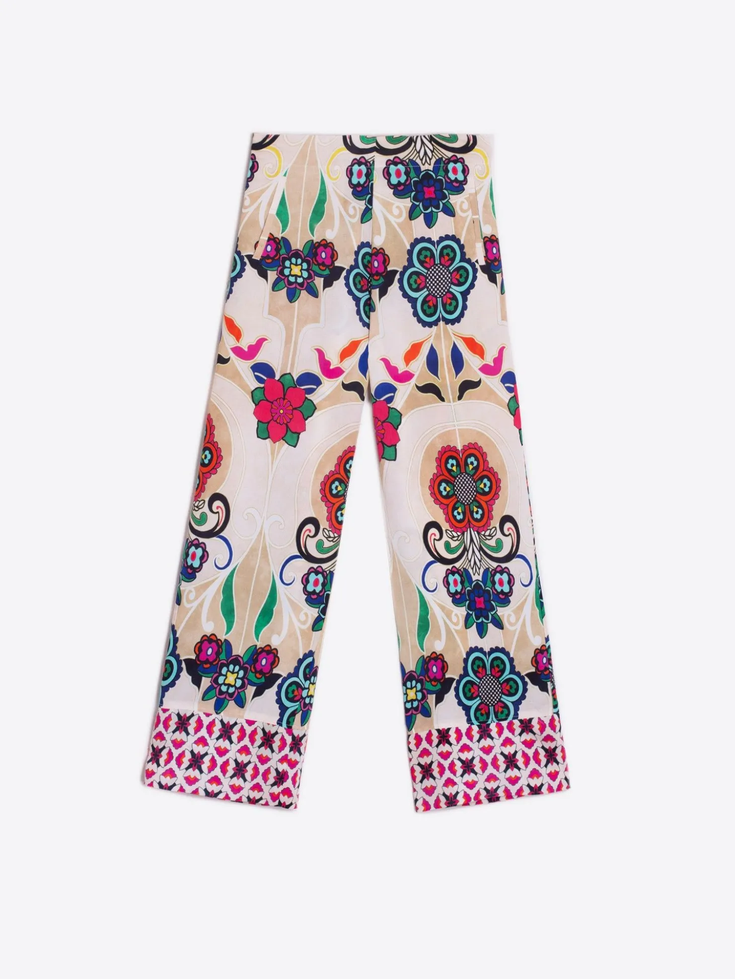 Vilagallo Pantalon Sandra Floral Noveau Cheap