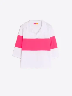 Vilagallo Polo Punto Banda Rosa Fluor Cheap