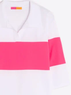 Vilagallo Polo Punto Banda Rosa Fluor Cheap