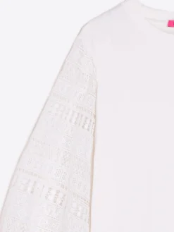 Vilagallo T-Shirt Eugen Blanco Calado Cheap