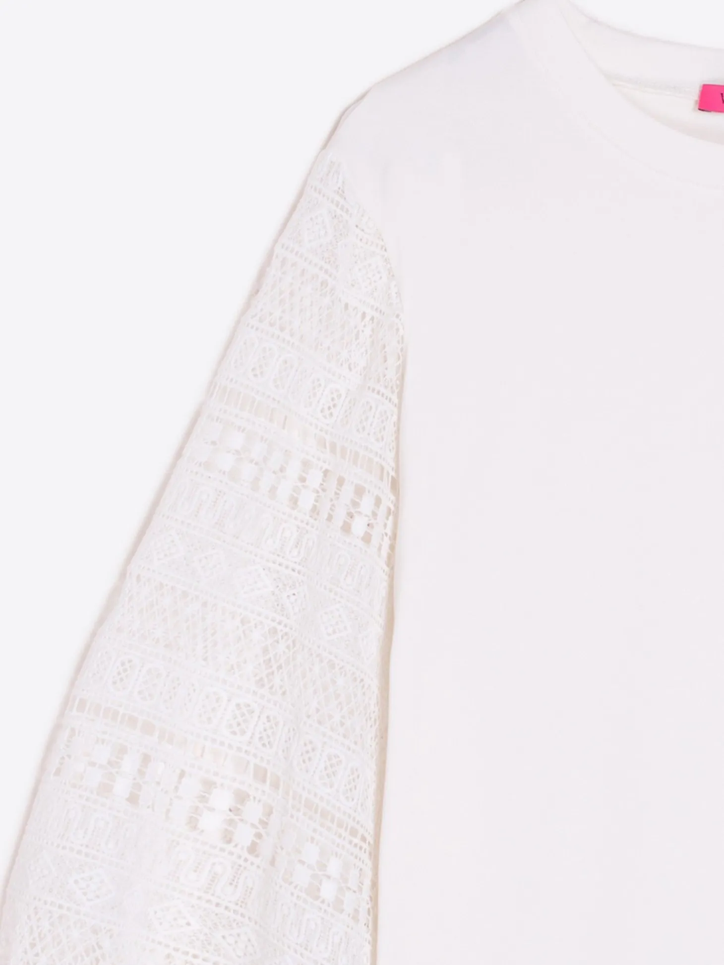 Vilagallo T-Shirt Eugen Blanco Calado Cheap