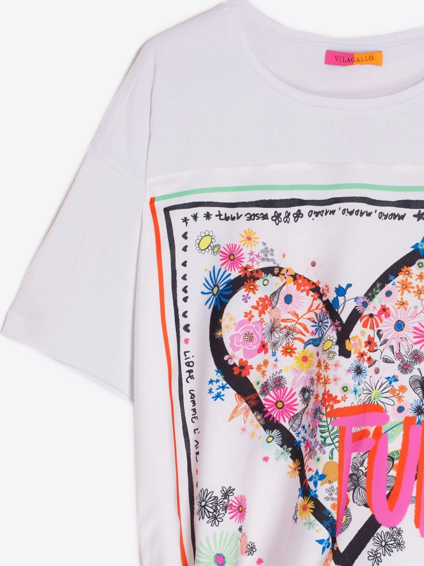 Vilagallo T-Shirt Victoria Love+Fun Clearance