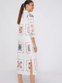 Vilagallo Vestido Algodon Estampado Azulejos Best