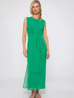 Vilagallo Vestido Chiffon Verde Lazada Flash Sale