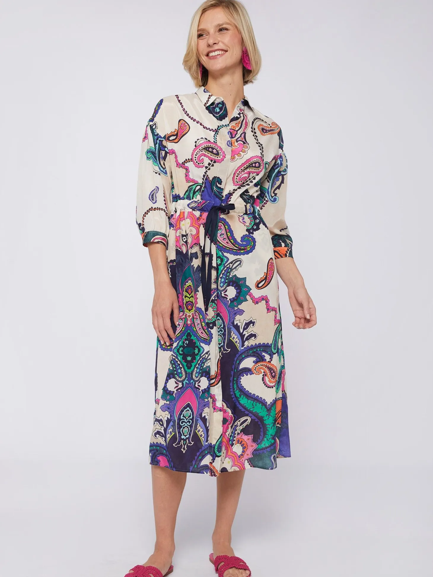 Vilagallo Vestido Estampado Maxi Paisley Best