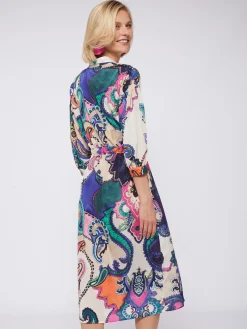 Vilagallo Vestido Estampado Maxi Paisley Best