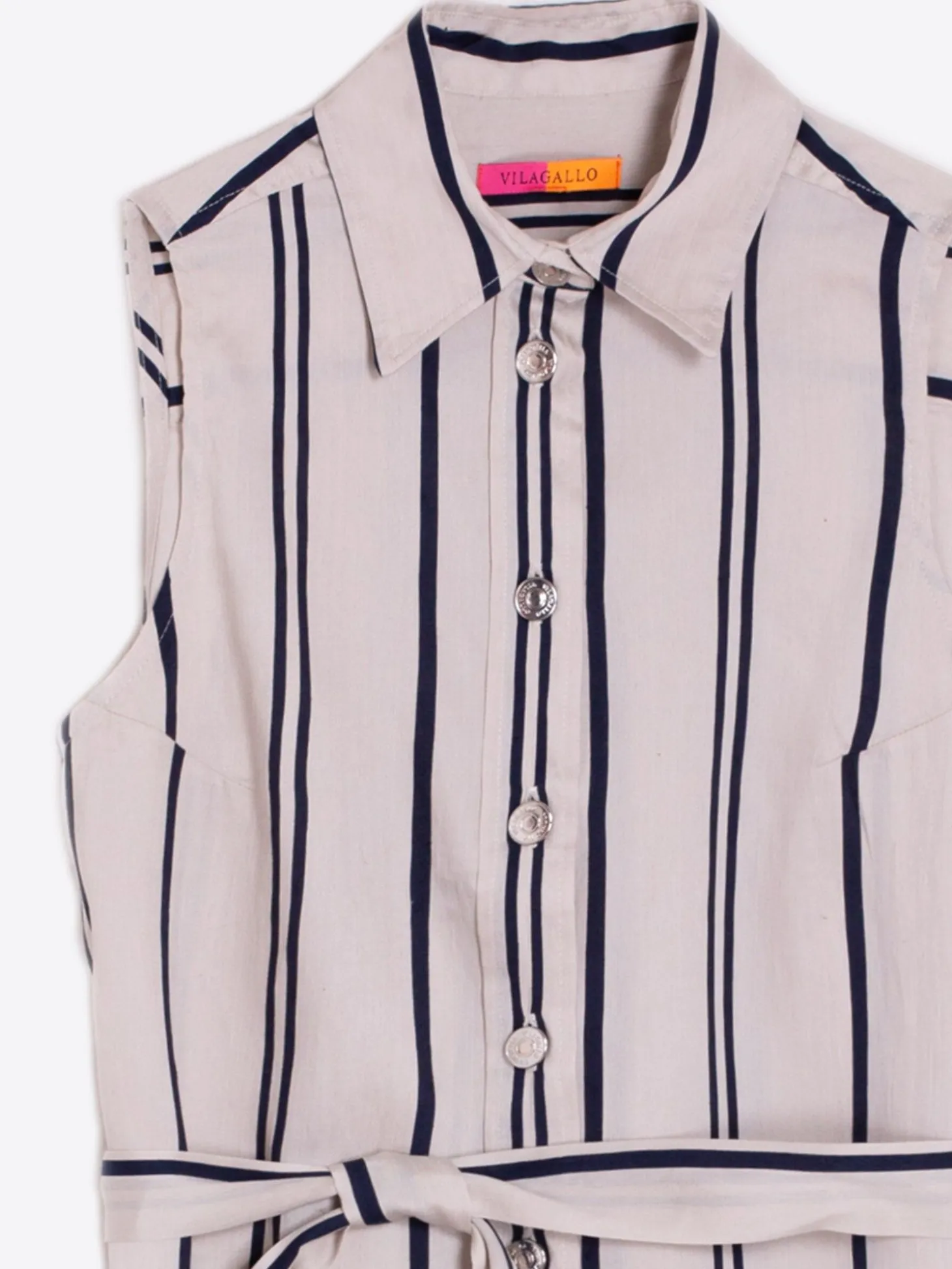 Vilagallo Vestido Livia Elba Stripes Online