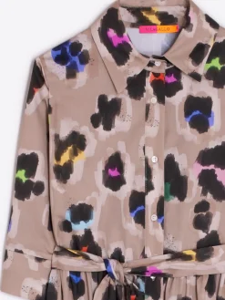 Vilagallo Vestido Natalia Animal Print Xl Store
