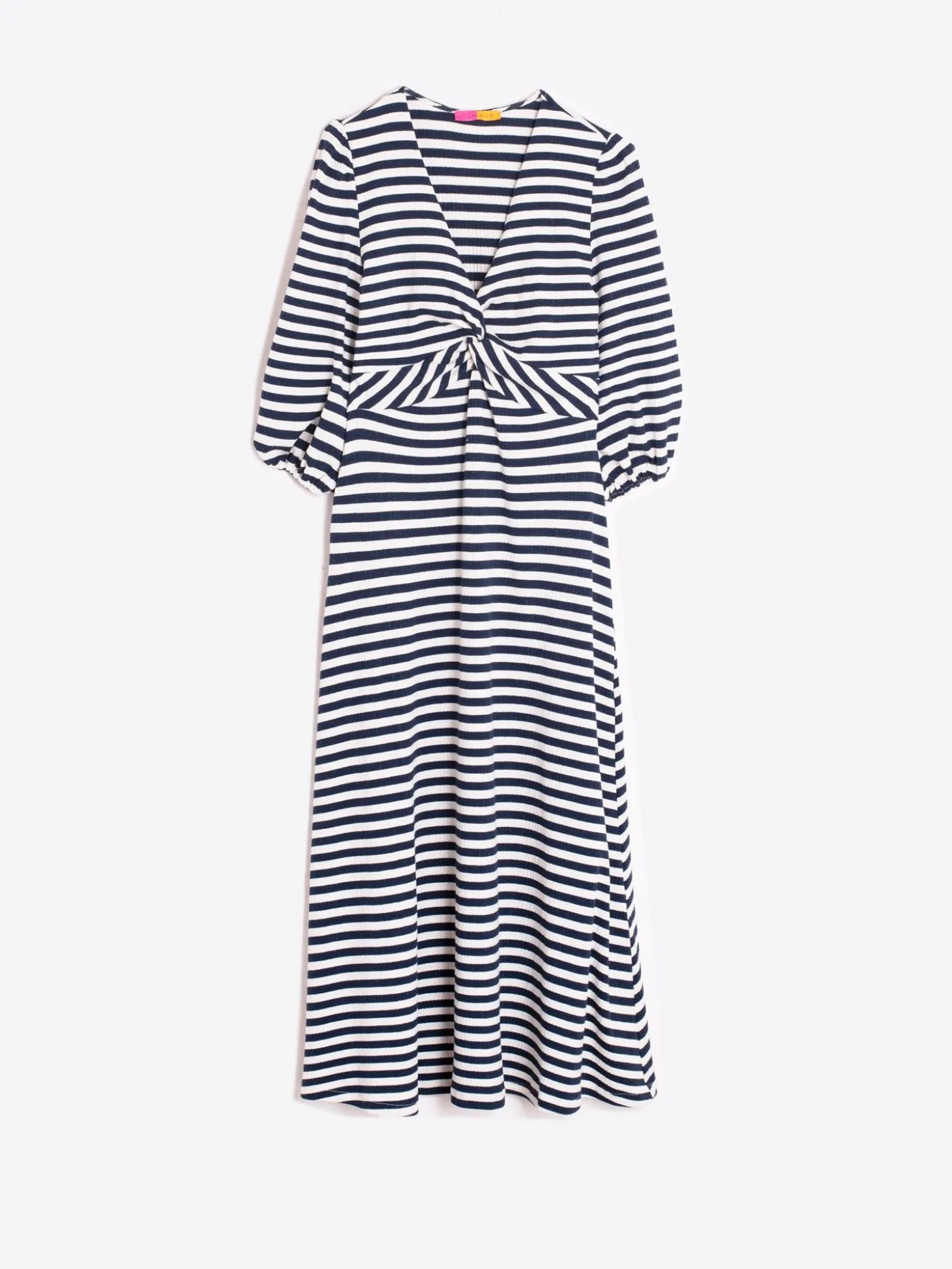 Vilagallo Vestido Rayas Navy Canale New