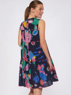 Vilagallo Vestidovolentes Estampado Cactus New